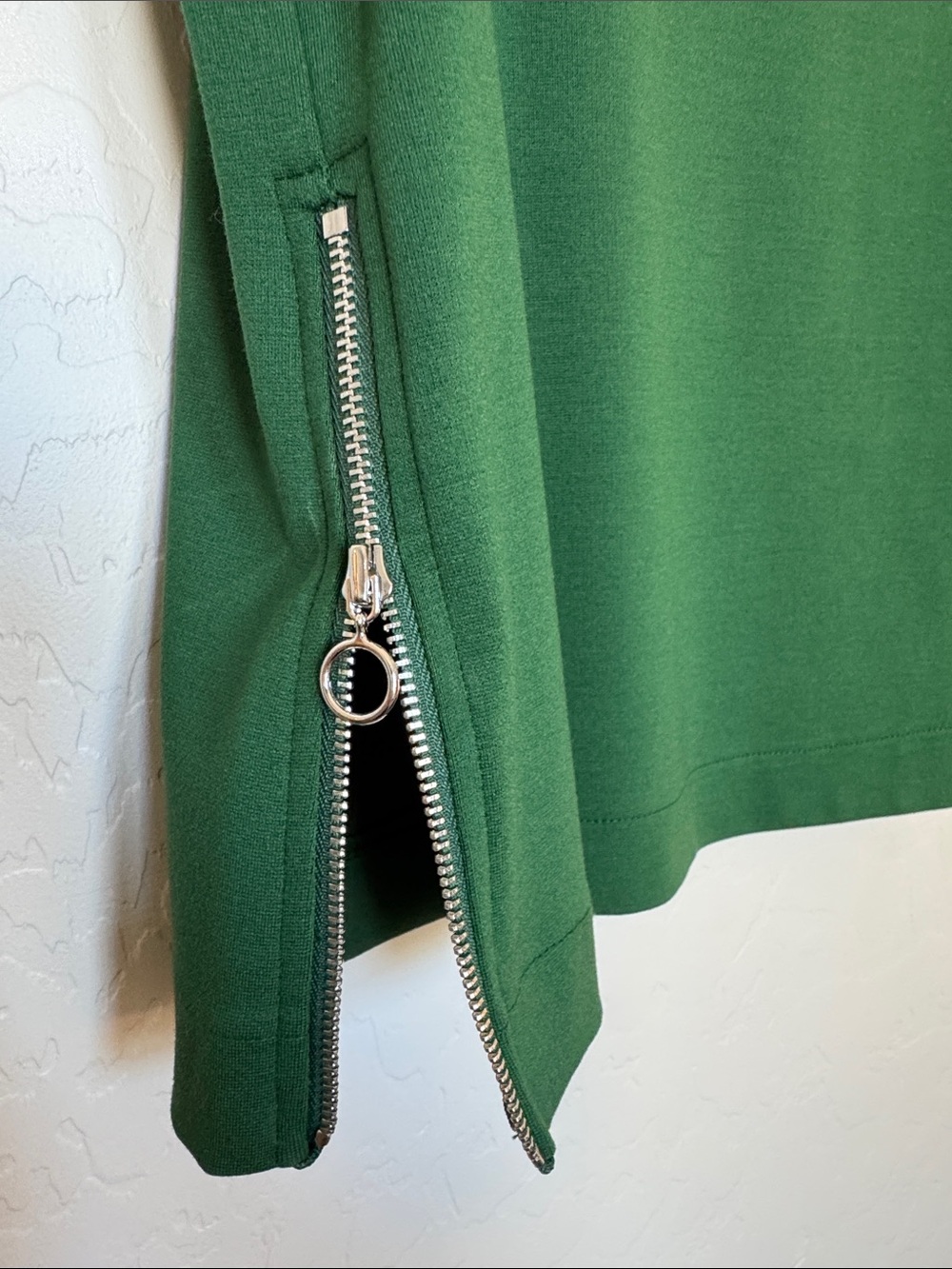 Ann Taylor Kelly Green Side Zip Knit Shell Tank Top - Picture 5 of 7